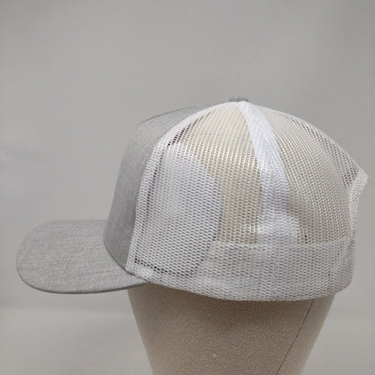 B012 Servant Leadership Snapback Mesh Back Trucker Hat Gray OSFA