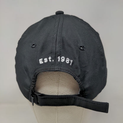 Lindsey Golf Est. 1981 Strapback Hat Black OS Adjustable Embroidered Imperial