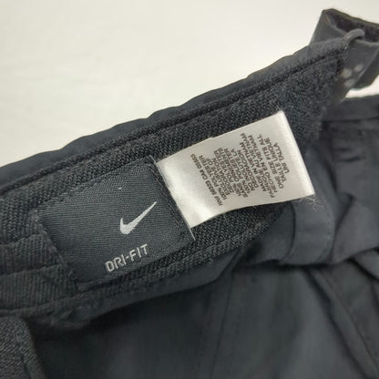Nike Baseball Cap Black One Size Dri-FIT Mesh Strapback Reflective Running Hat