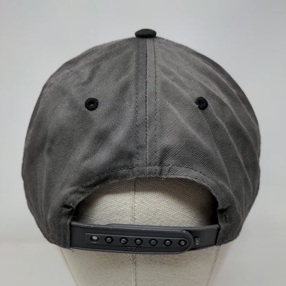Two Men And A Truck Snapback Hat Gray OSFM Adjustable Vented Holes Otto