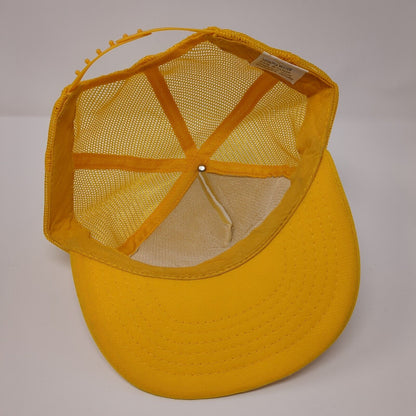 Niagara Falls Snapback Trucker Hat OSFA Orangish-Yellow Mesh Back