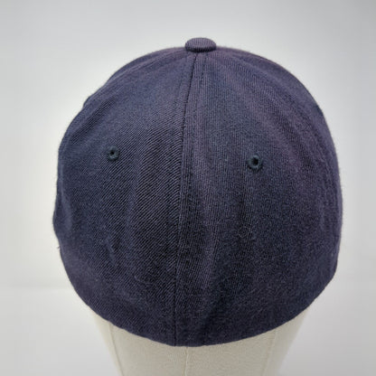 Fleet Readiness Center Fitted Hat Blue S-M Embroidered Flexfit Yupoong
