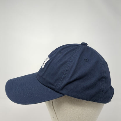 Letter X Strapback Hat Blue One Size Adjustable Outdoor Cap 6 Panel