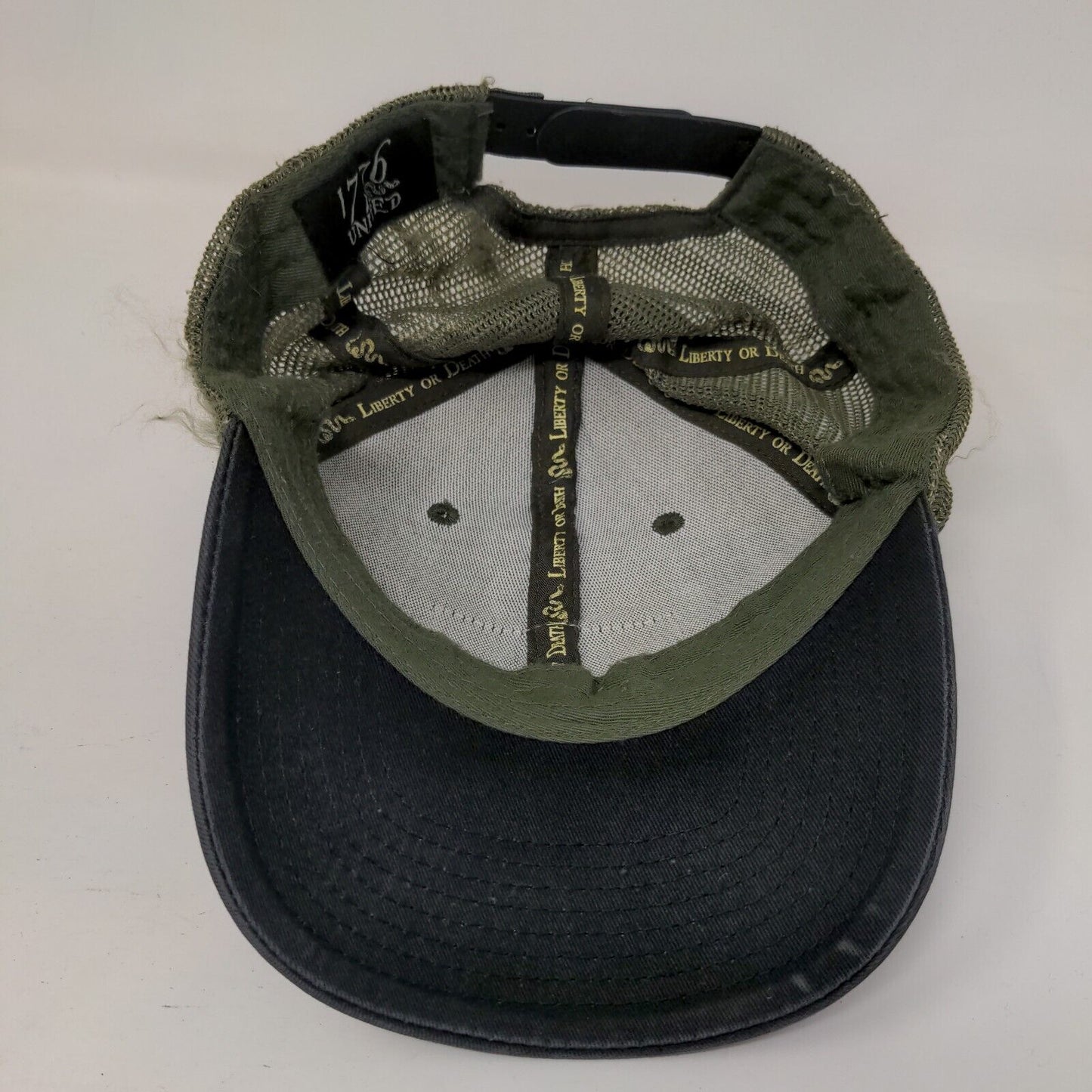 1776 United Snapback Mesh Back Trucker Hat Multi One Size Colorblock