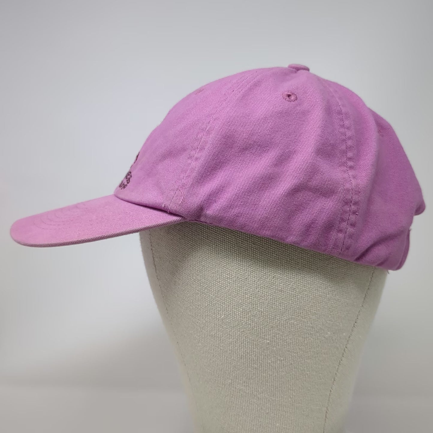 The Mountain Baseball Cap Pink One Size Liquid Happiness Wine Is Life Logo Hat