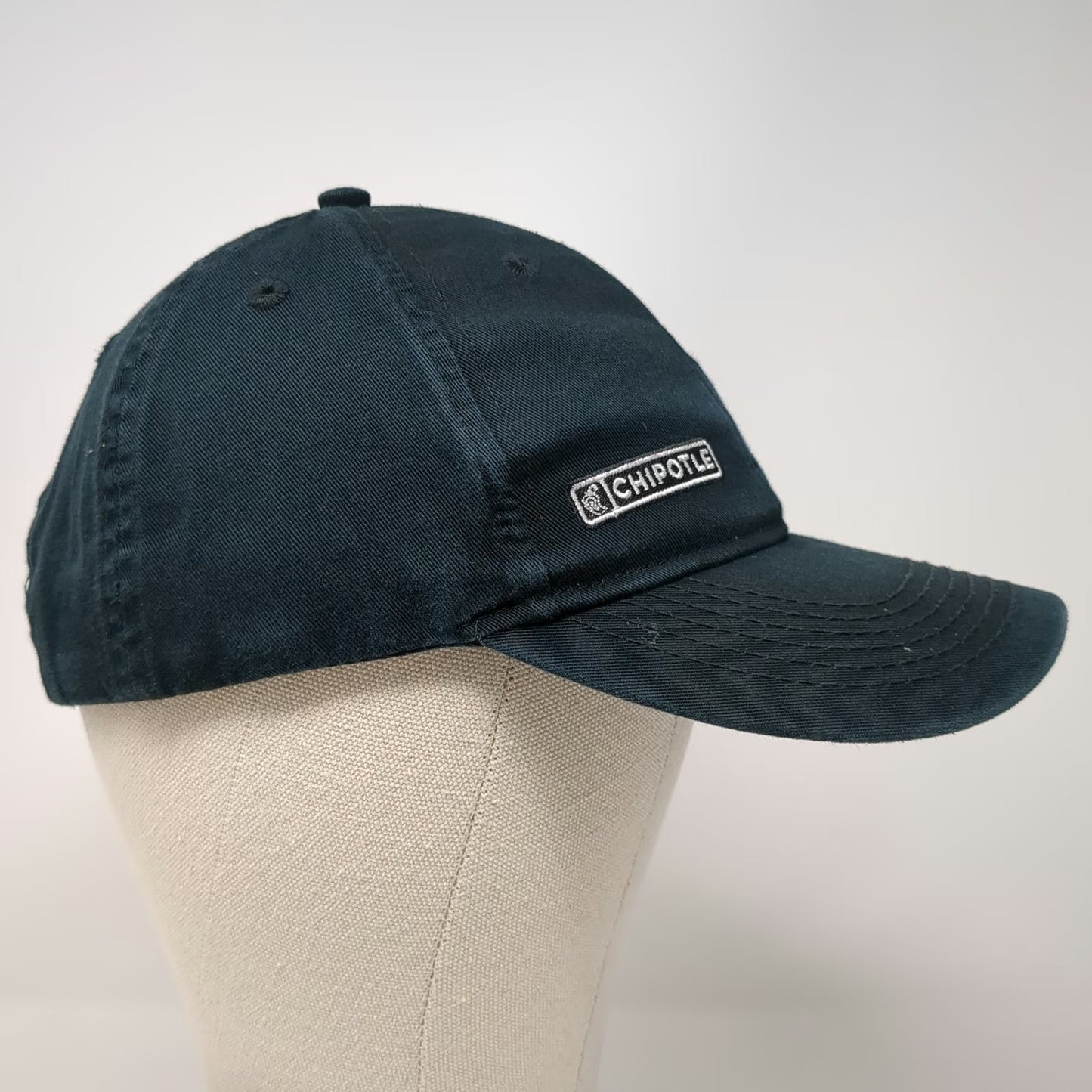 Loomstate Chipotle Baseball Cap Black One Size Strapback Organic Cotton Hat