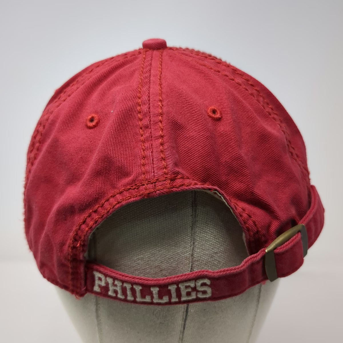 47 Brand Philadelphia Phillies MLB Baseball Cap Red One Size Slideback Hat Logo