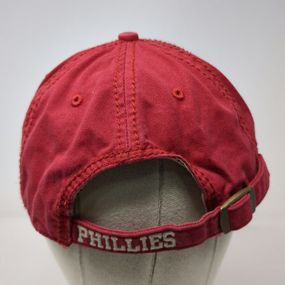 47 Brand Philadelphia Phillies MLB Baseball Cap Red One Size Slideback Hat Logo