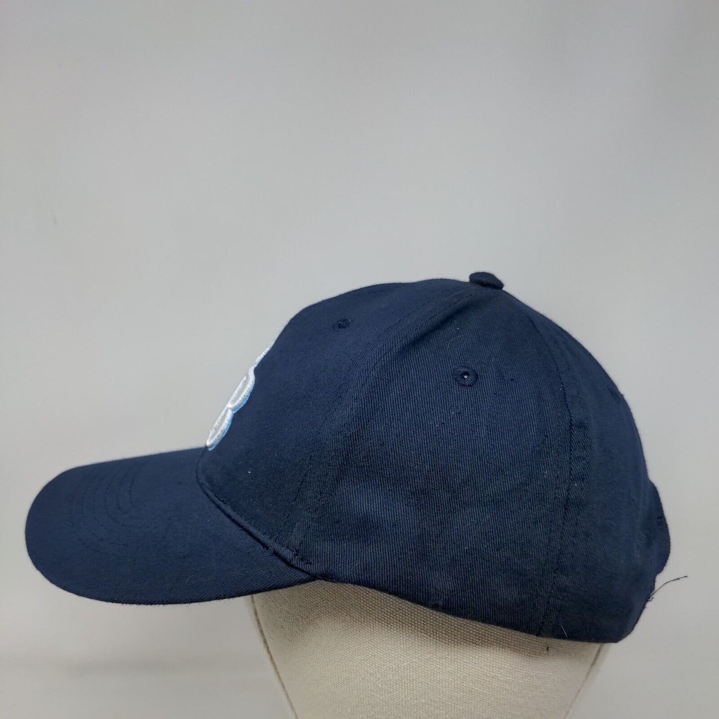 Tampa Bay Rays Snapback Hat Blue Embroidered Logo 100% Cotton MLB