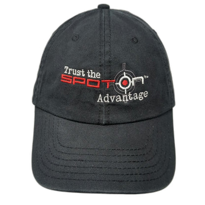 Otto Baseball Cap Black One Size Nikon Hunting Spot On Target Logo Strapback Hat
