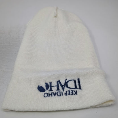 Port & Company Baseball Cap White One Size Keep Idaho State Hat Embroidered