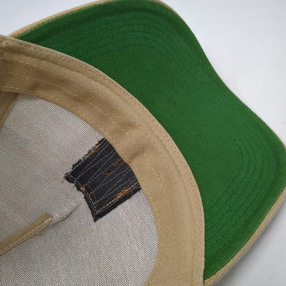 Legacy Trucker Hat Beige Chat 'N' Chill Exuma Bahamas Palm Tree OSFM Snapback