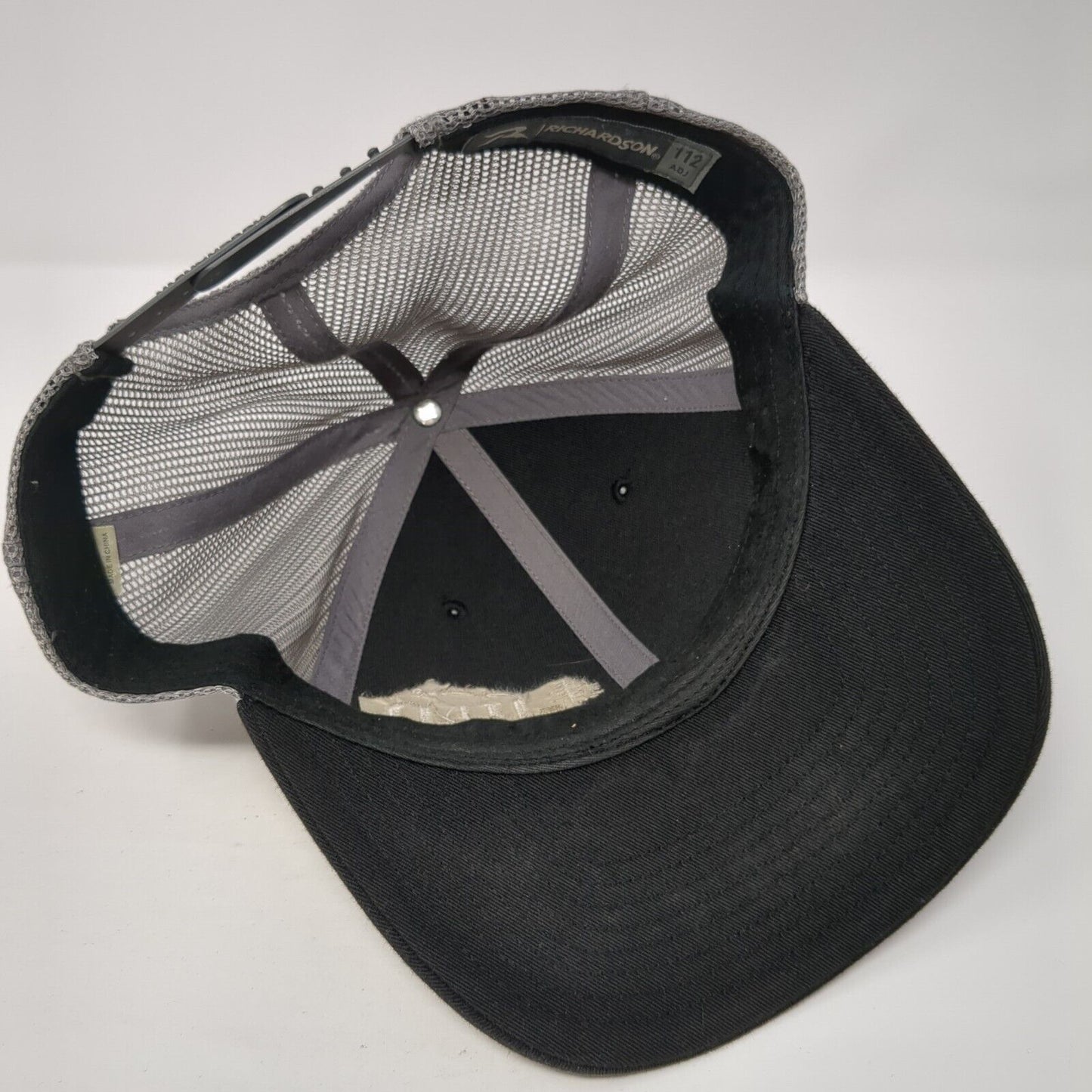 Wild Snapback 112 Trucker Hat Black One Size Adjustable Mesh Back Richardson