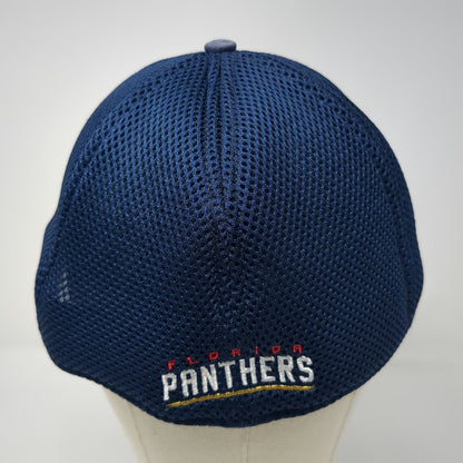 Florida Panthers NHL Fanatics Cap Blue XL Mesh Back Flex Fit Curved Brim Hat