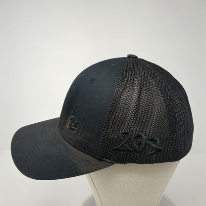 Idaho 208 Fitted Mesh Back Trucker Hat Black L/XL Flexfit Richardson