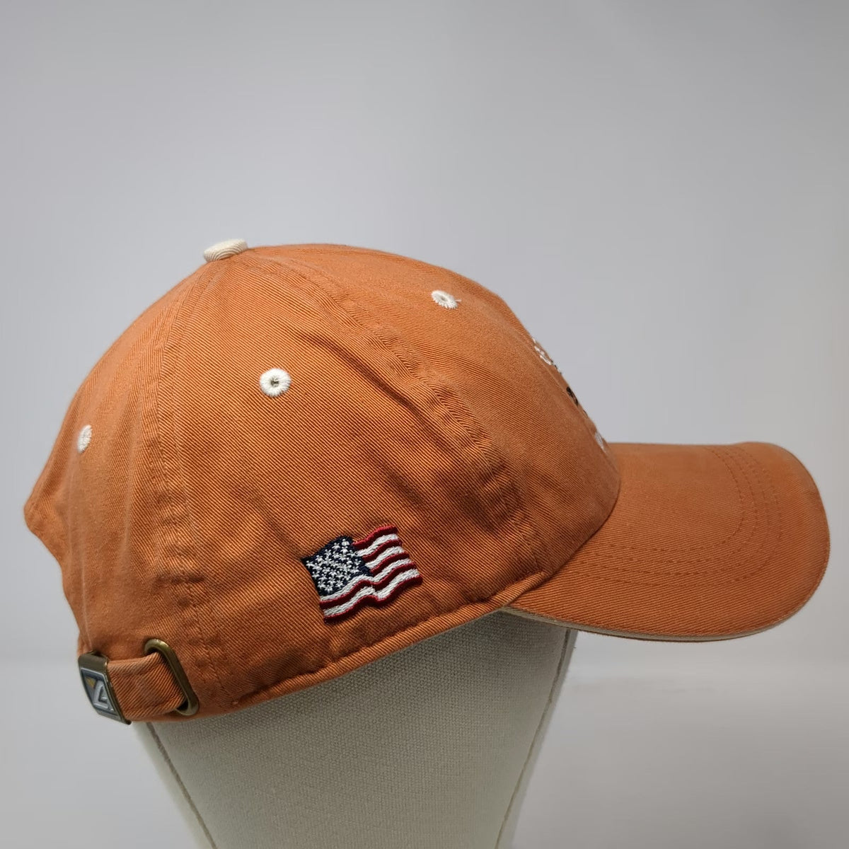 Ahead Baseball Cap Orange One Size 2006 US Open Winged Foot American Flag Hat