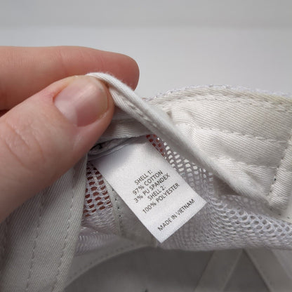 ISAT USA Flag Snapback Trucker Hat Multicolor OS Mesh Back Patriotic Richardson