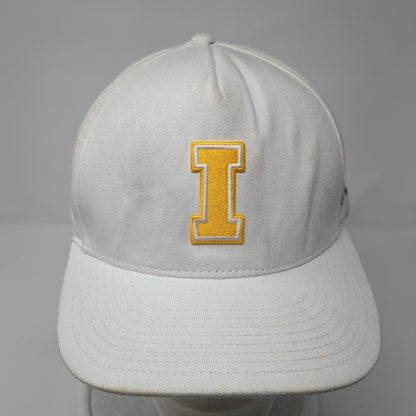 Letter I PGA Golf Management Snapback Hat White One Size Adjustable Pukka