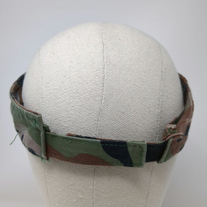 Alternative Apparel Visor Green Camo One Size jk livin Embroidered Strapback Hat
