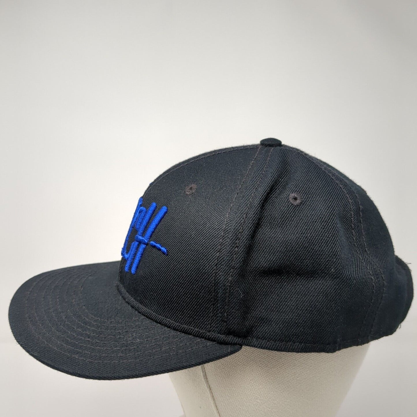 Touch Snapback Hat Black One Size Adjustable Embroidered Solid Otto