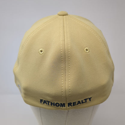 Build Idaho Fathom Realty Fitted Hat Yellow 8 Pacific Headwear Performance