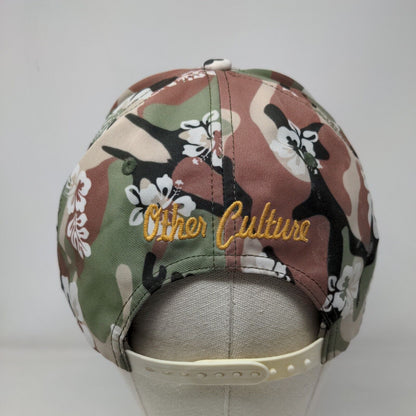 Other Culture Patch Snapback Hat Camo OSFA Floral Hibiscus Hawaiian