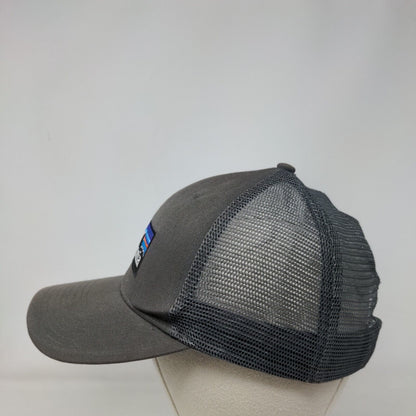Patagonia Snapback Mesh Back Trucker Hat Gray One Size Embroidered