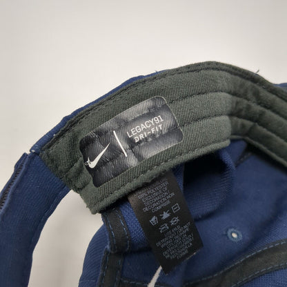 Nike Dri-Fit Strapback Hat Blue One Size Adjustable Embroidered Swoosh Legacy91