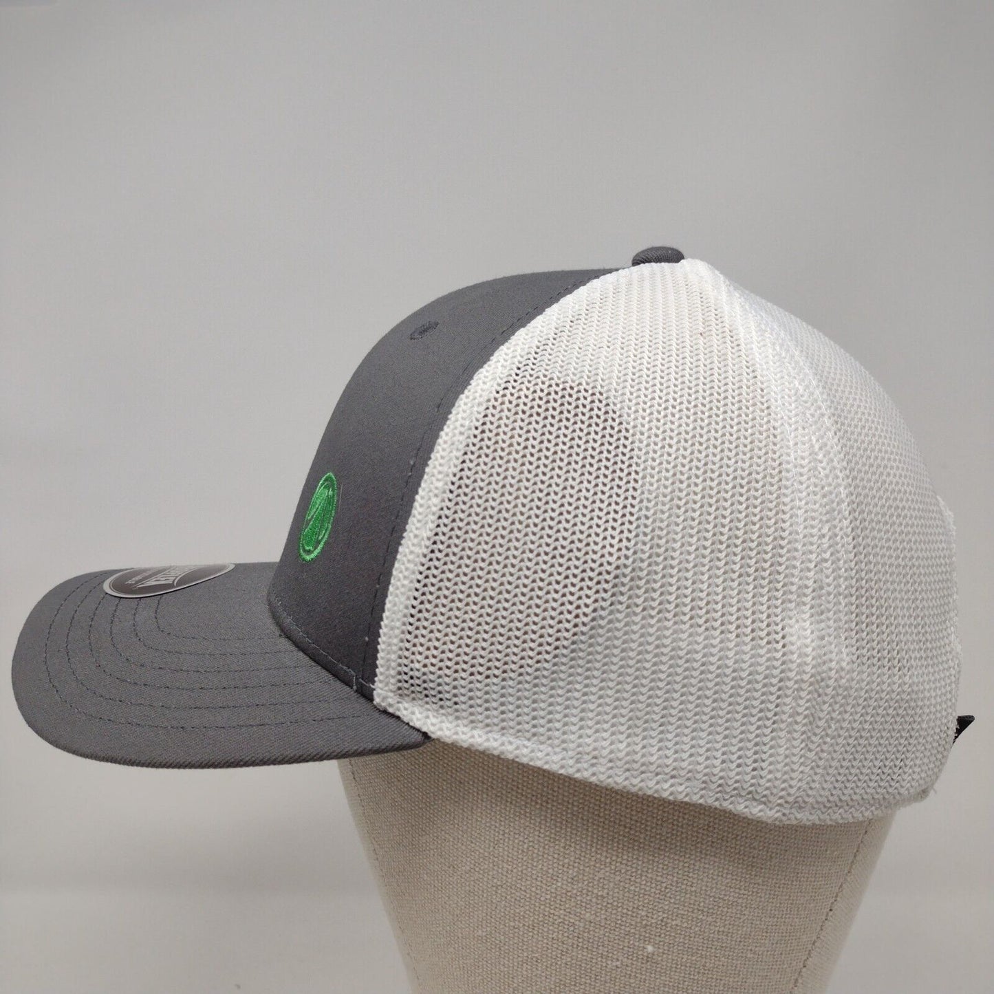 Outdoor Cap Snapback Mesh Back Trucker Hat Gray OSFA Proflex Adjustable