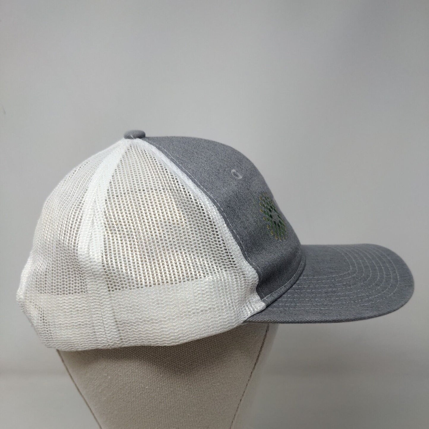 Truelieve Snapback Trucker Hat Gray OS Embroidered Mesh Back Port Authority