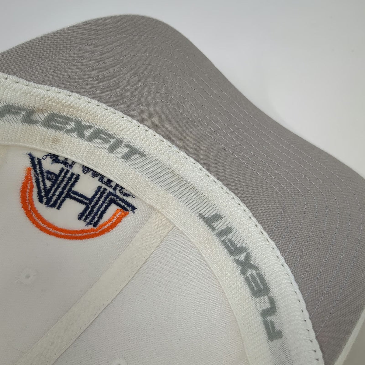 Yupoong Atlantic Home Loans Baseball Cap White Blue Orange One Size Mesh Hat