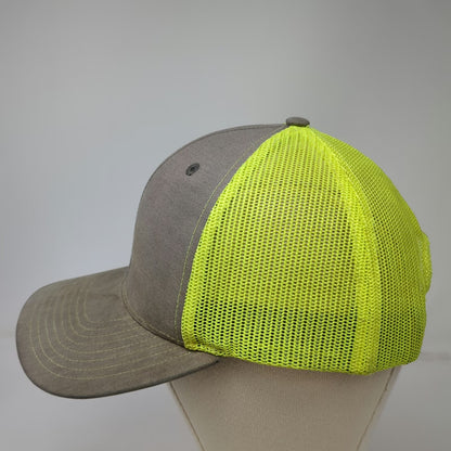 Richardson Trucker Hat Gray Yellow One Size JAX Outdoor Gear Mesh Snapback