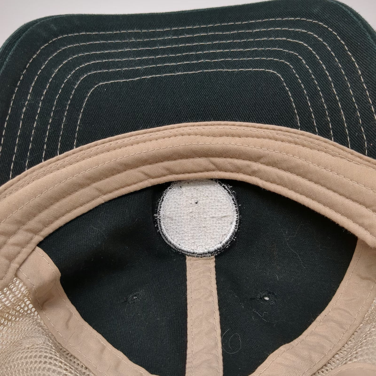 Ahead Trucker Hat Black One Size Dropping Junior Championship Golf Mesh Back