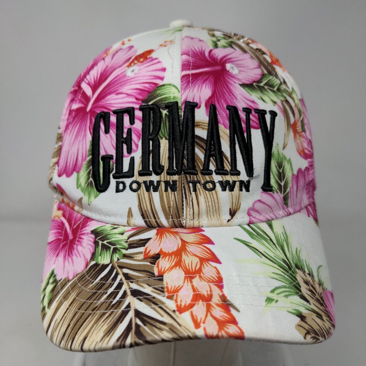 Germany Downtown Slideback Hat Multicolor One Size Adjustable Floral 6 Panel