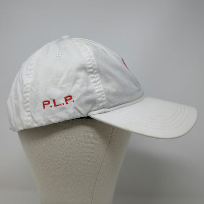 The Game Baseball Cap White OSFM Pine Tree P.L.P. Embroidered Logo Hat Cotton