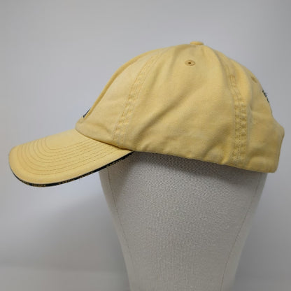 Vitronic Eaton Vance Yellow One Size Baseball Cap Slideback Hat Logo Brim Text