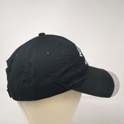 Cap America Baseball Cap Black Gray OSFM Strapback Westside Hulling Assoc Hat