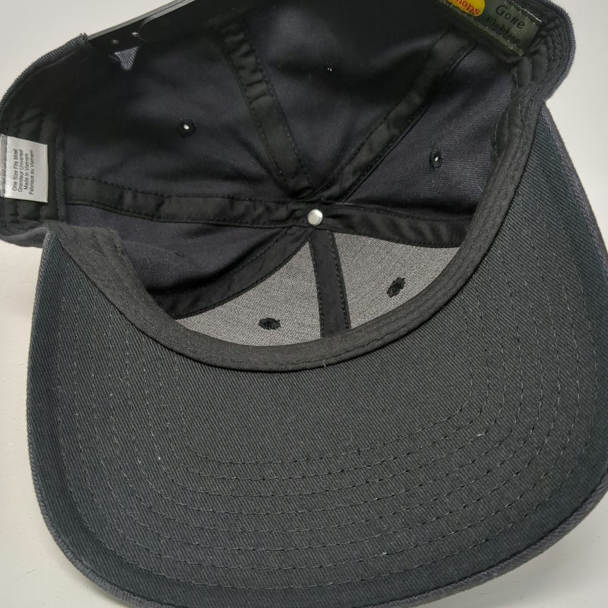 Bass Pro Shops Hat Black Snapback One Size Embroidered Logo Fishing Cap