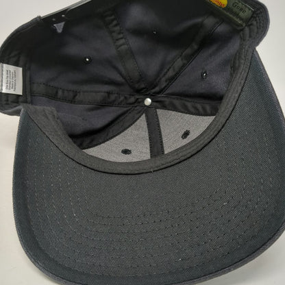 Bass Pro Shops Hat Black Snapback One Size Embroidered Logo Fishing Cap