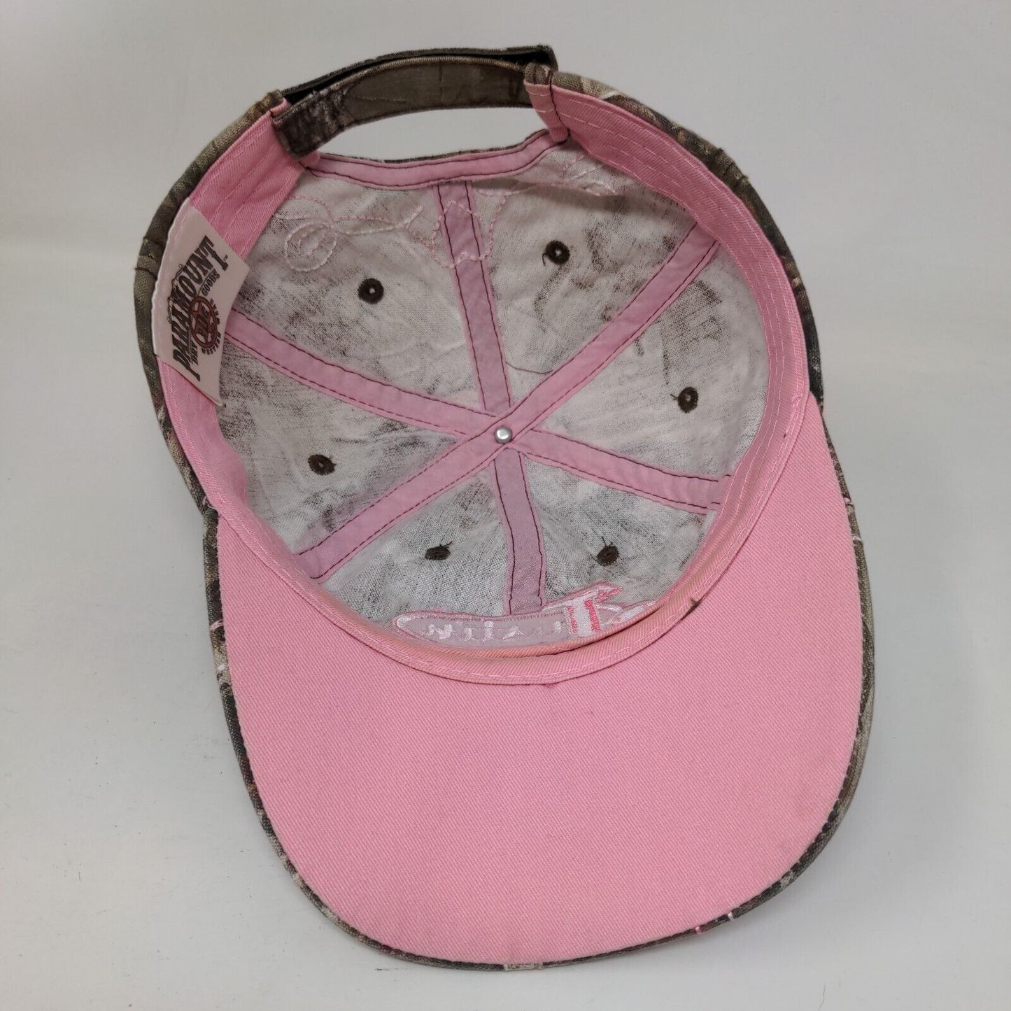 Justin Boots Strapback Hat Camouflage OSFA Rhinestone Paramount