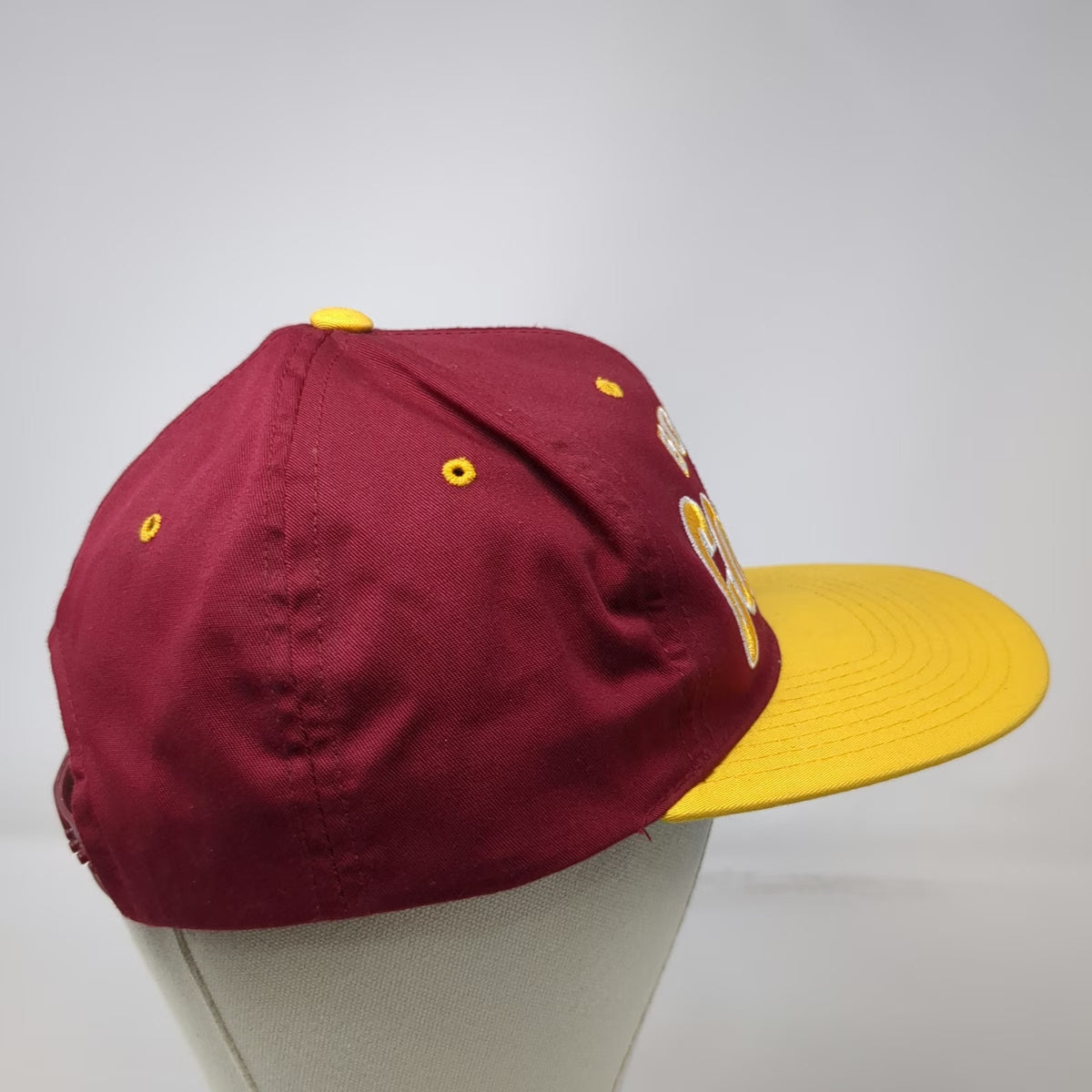 Boston College Eagles NCAA GCC Snapback Red Yellow Hat Vintage 1984 80's