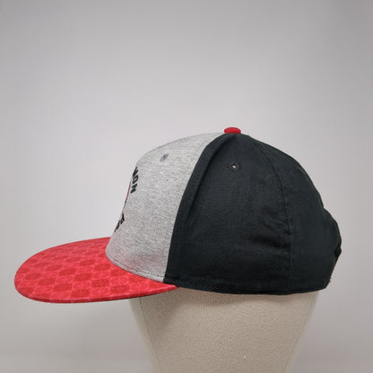 Pokemon Poke Ball snapback Hat Multi Youth OSFM Embroidered Colorblock