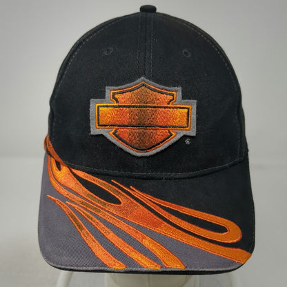 Harley-Davidson Screamin' Eagle Baseball Cap Black One Size Strapback Flame Hat