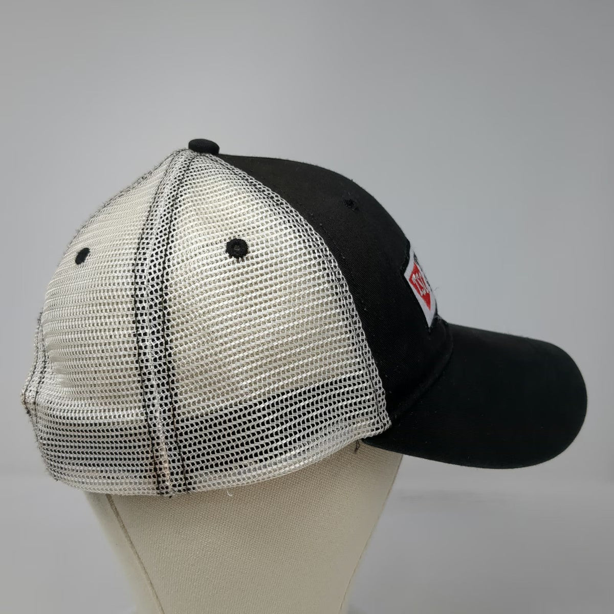 Tractor Supply Co Hat Black One Size Trucker Hat Mesh Snapback TSC Logo Patch