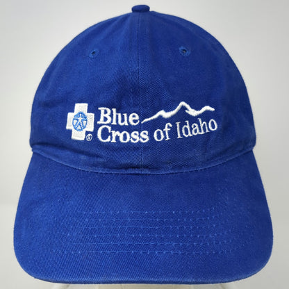 Port & Company Baseball Cap Blue One Size Blue Cross of Idaho Logo Hat Slideback