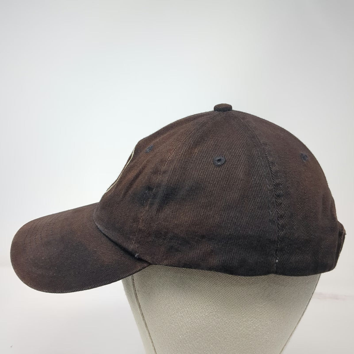 Port Authority Baseball Cap Black OSFM Strapback Lightning Bolt Band Logo Hat
