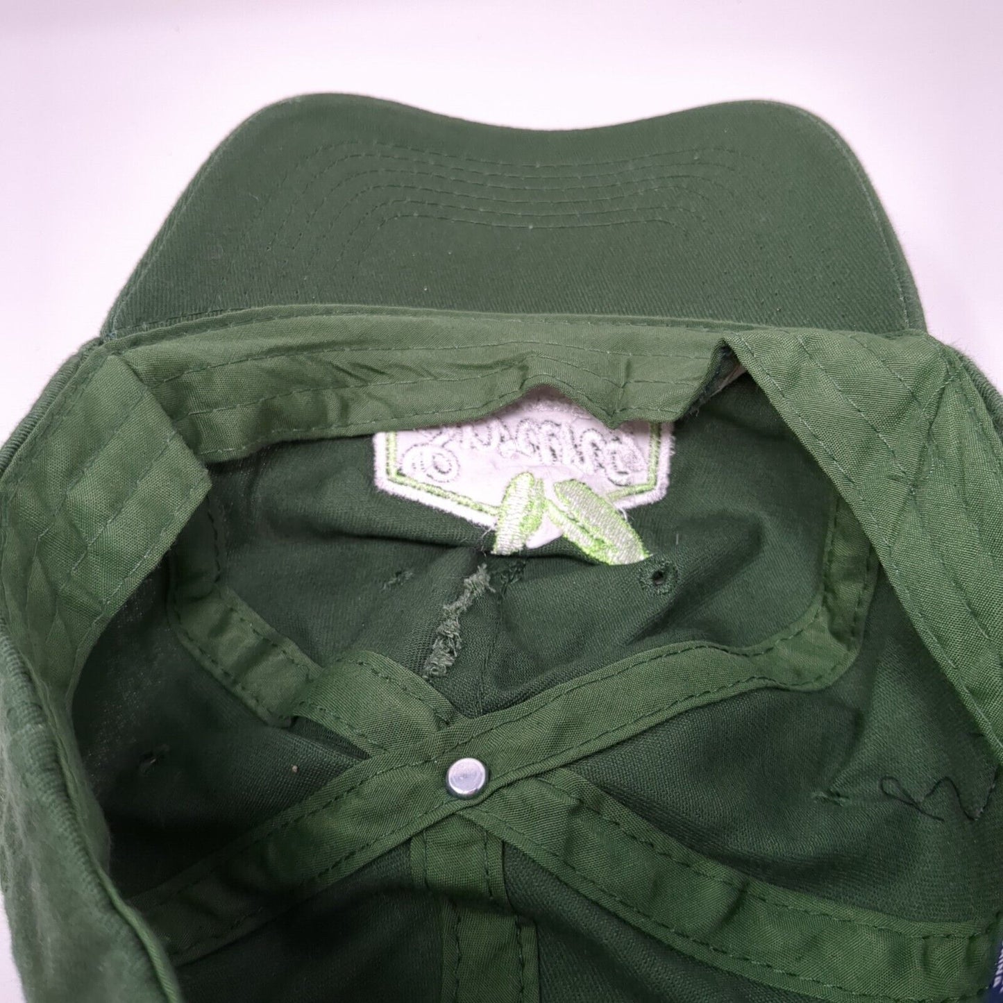 Spring is Here Strapback Hat Green One Size Adjustable Solid Hit Wear