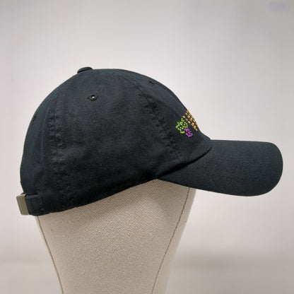 Wino Slideback Hat Black OSFM Adjustable Rhinestone Bling Magic