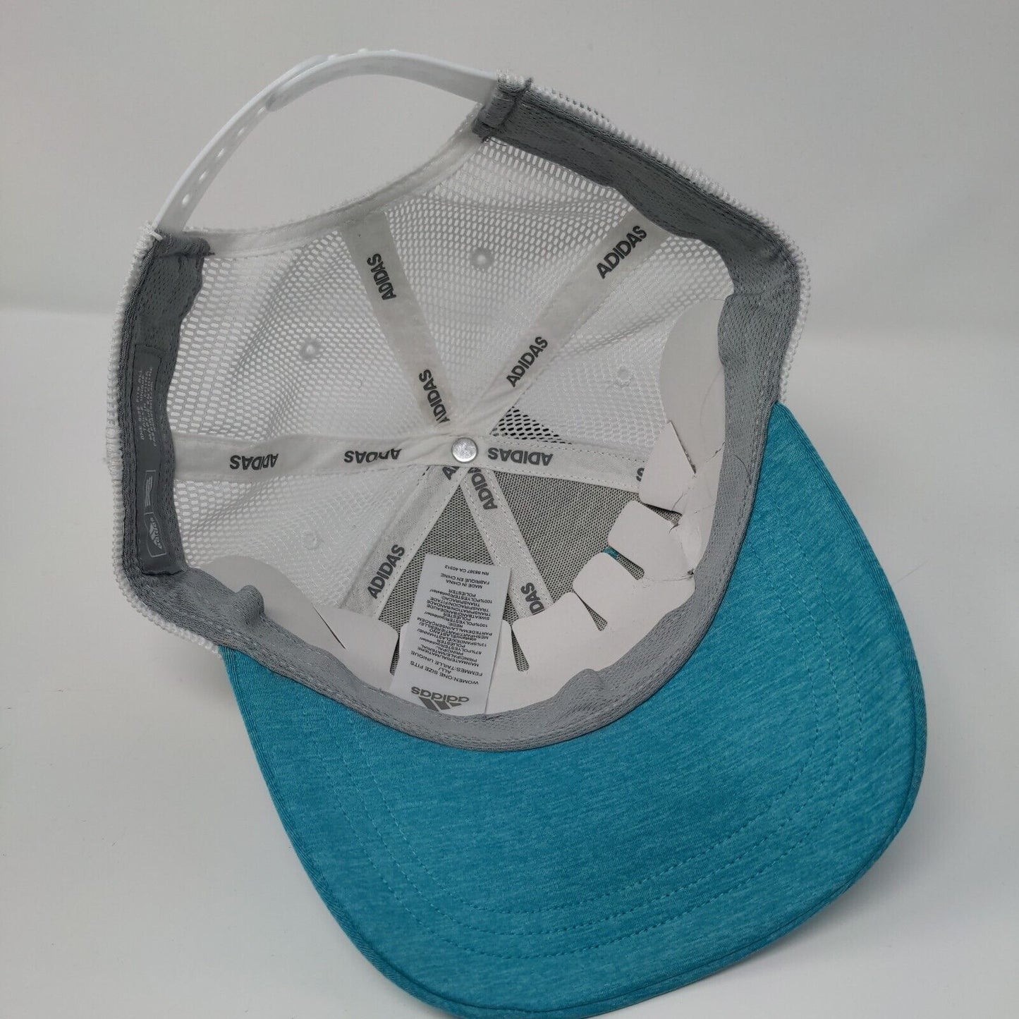Adidas Women's Snapback Trucker Golf Hat Blue OSFW Adjustable Mesh Back W/Tags