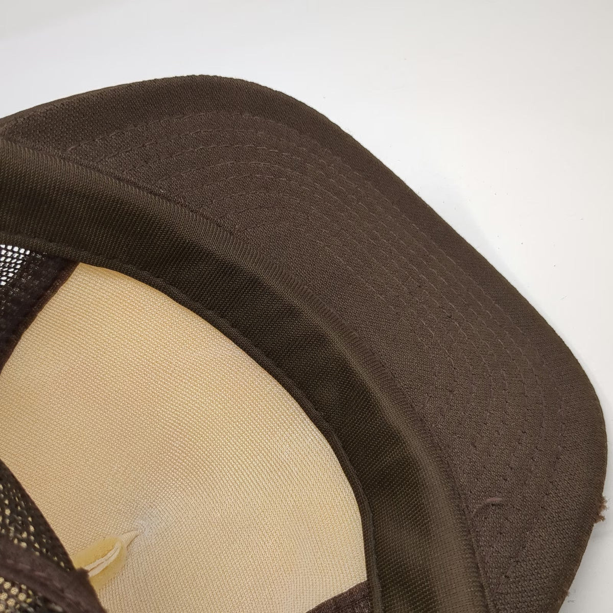 Designer Award Trucker Hat Brown One Size OK Paving Twin Falls Idaho Snapback